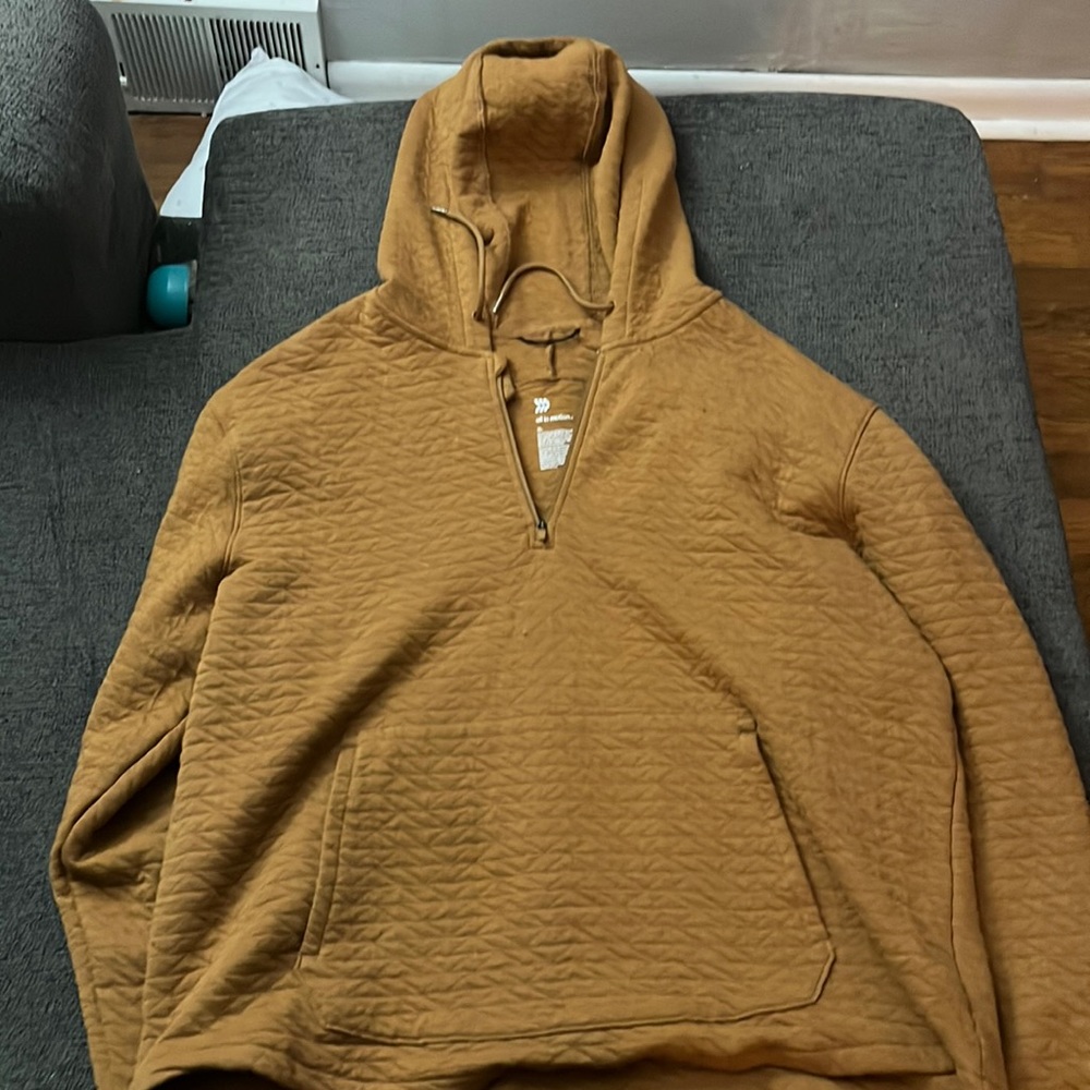 XL quilted pullover